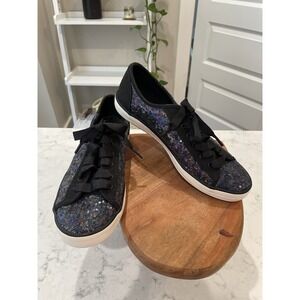 keds shoes white‎ sequins USA size 7.5 womens WF66733